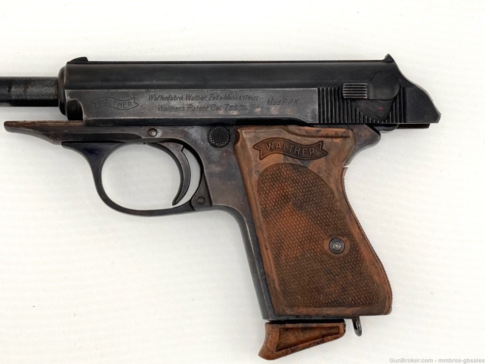 WALTHER PPK .32ACP 1939 RARE "W" SUFFIX / XTRA MAG 7.65MM CROWN/'N' PROOF -img-16
