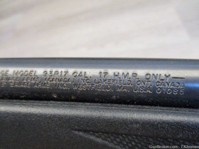 Savage Model 93 R17 21" 17hmr Bolt Action Rifle 17 HMR 93R17 3-9x40 Scope -img-6