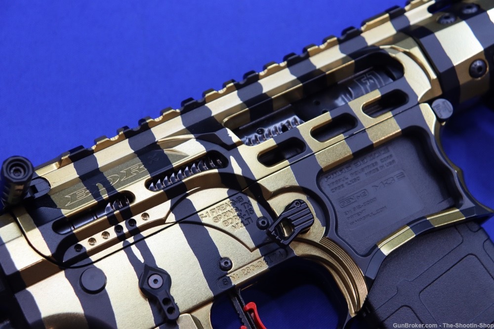 F-1 Model BDRX AR15 Pistol 223 WYLDE 556 GOLD TIGER STRIPE F1 HIPERTOUCH AR-img-22