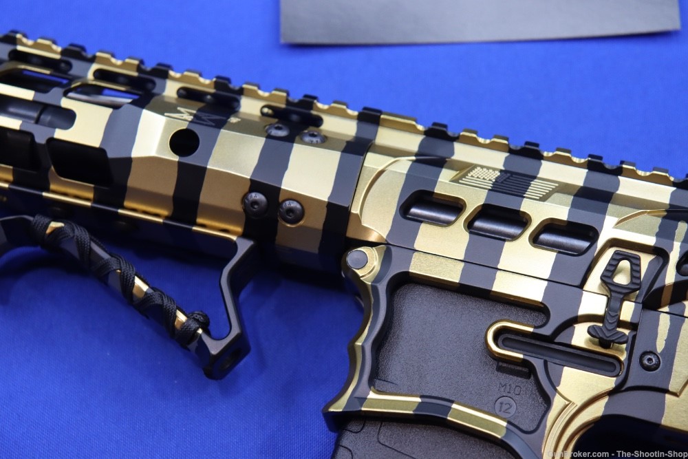 F-1 Model BDRX AR15 Pistol 223 WYLDE 556 GOLD TIGER STRIPE F1 HIPERTOUCH AR-img-3