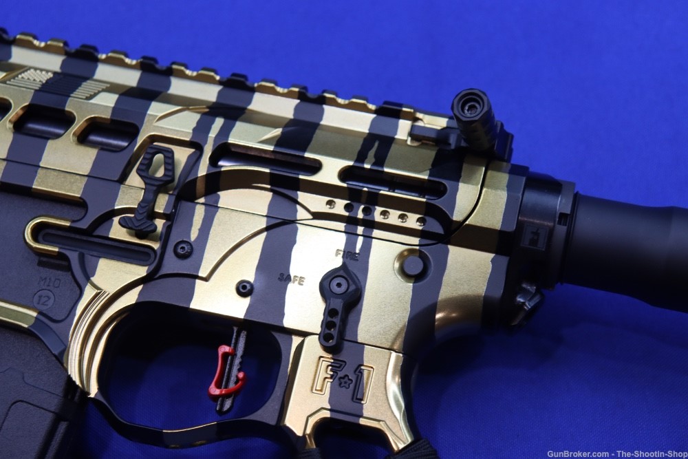 F-1 Model BDRX AR15 Pistol 223 WYLDE 556 GOLD TIGER STRIPE F1 HIPERTOUCH AR-img-5
