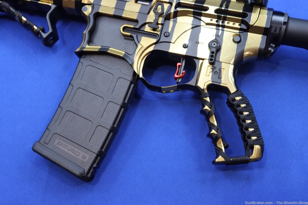 F-1 Model BDRX AR15 Pistol 223 WYLDE 556 GOLD TIGER STRIPE F1 HIPERTOUCH AR-img-8