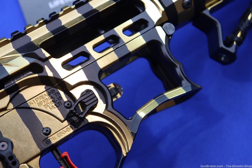 F-1 Model BDRX AR15 Pistol 223 WYLDE 556 GOLD TIGER STRIPE F1 HIPERTOUCH AR-img-36
