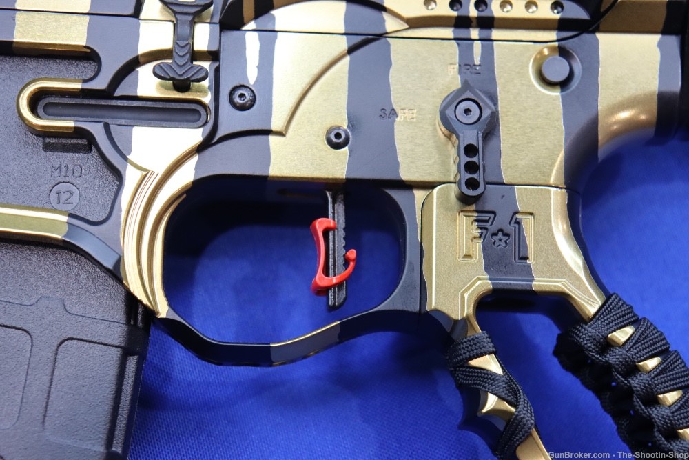 F-1 Model BDRX AR15 Pistol 223 WYLDE 556 GOLD TIGER STRIPE F1 HIPERTOUCH AR-img-9