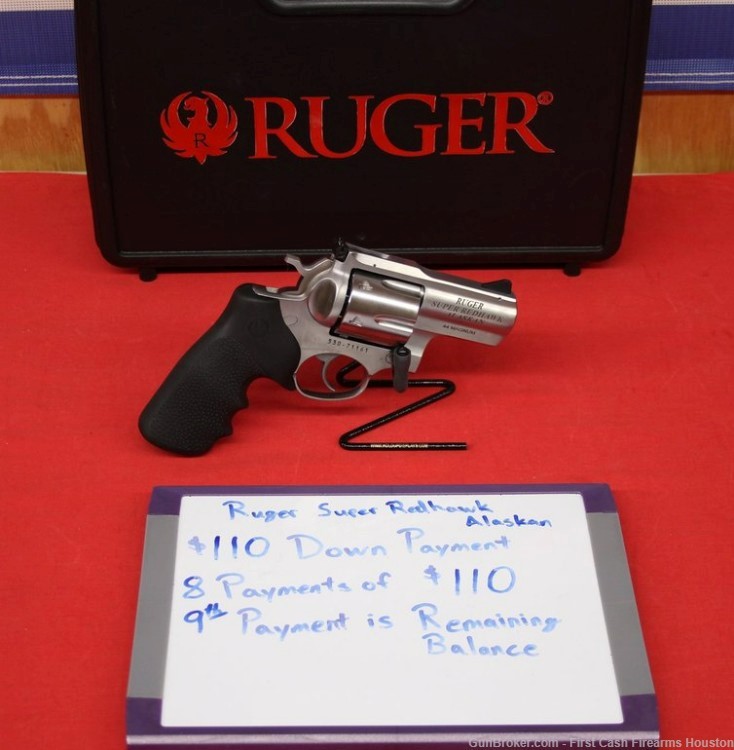 Ruger, Super Redhawk Alaskan, .44 mag, New, LAYAWAY TODAY Up to 270 Days-img-1