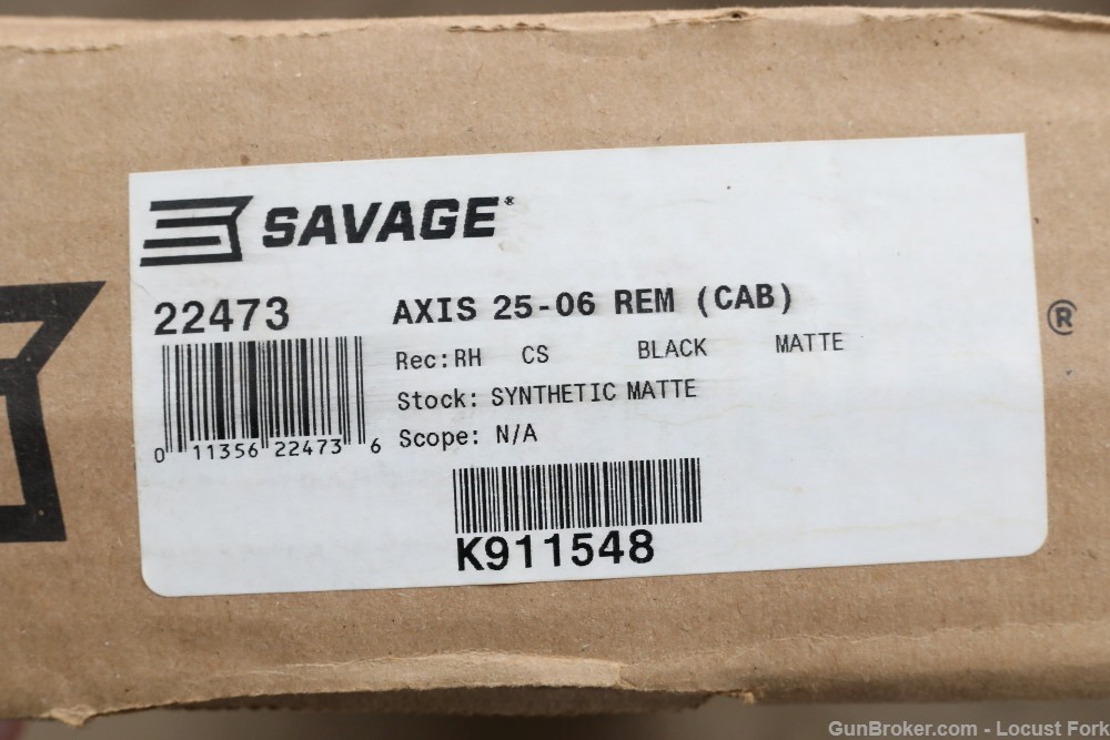 Savage Axis 25-06 Rem 22" Black Synthetic DBM LIKE NEW w Factory Box NoRsrv-img-53