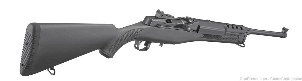 Ruger Mini-14 Ranch Blue Synthetic Stock, 5.56/.223, 2 Magazines-img-2