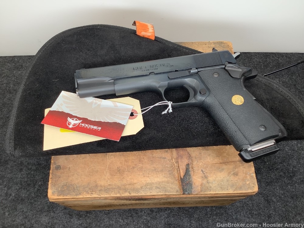 USED COLT MK IV SERIES 80 GOVERNMENT MODEL .45ACP  *PENNY*-img-0