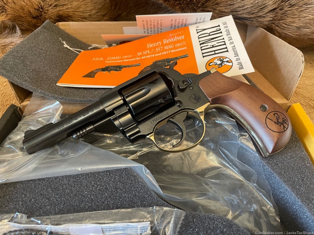 Henry Repeating Arms, Big Boy Revolver, DA/SA, 357 Magnum/38 Special, 4"-img-1