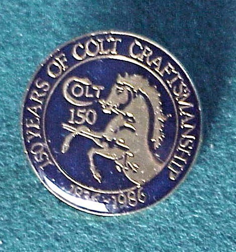 150 Years of Colt Craftsmanship 1836-1986 Pin-img-0