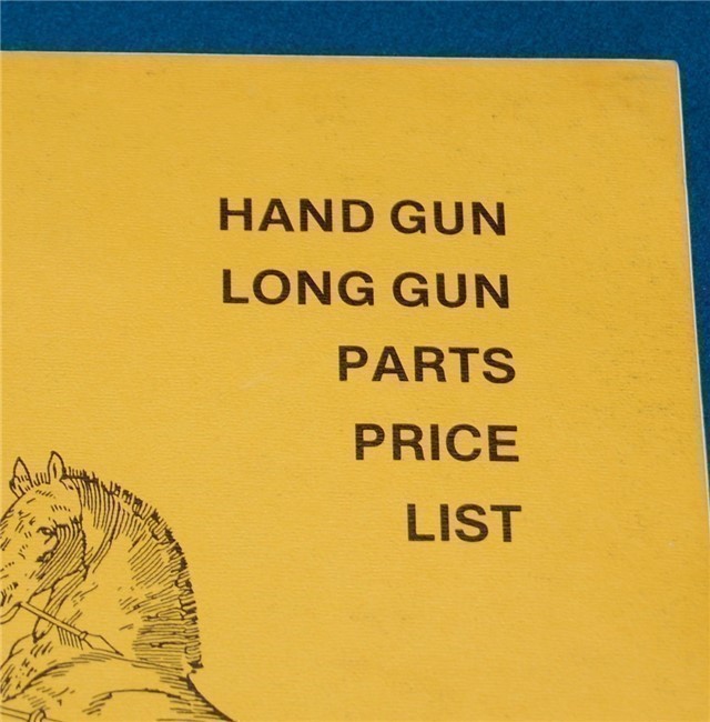 Original Colt Firearms 1982 Parts Price List-img-2