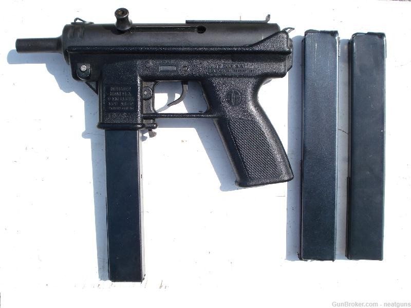 Intratec AB-10 9mm Pistol w/ 3 Magazines and Case-img-0