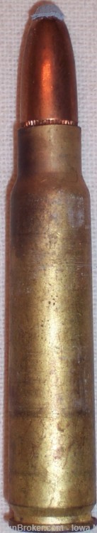 Custom Hand Loaded 7.65 x 54 Argentine Mauser From 30-06 Cases 11 Rounds-img-1
