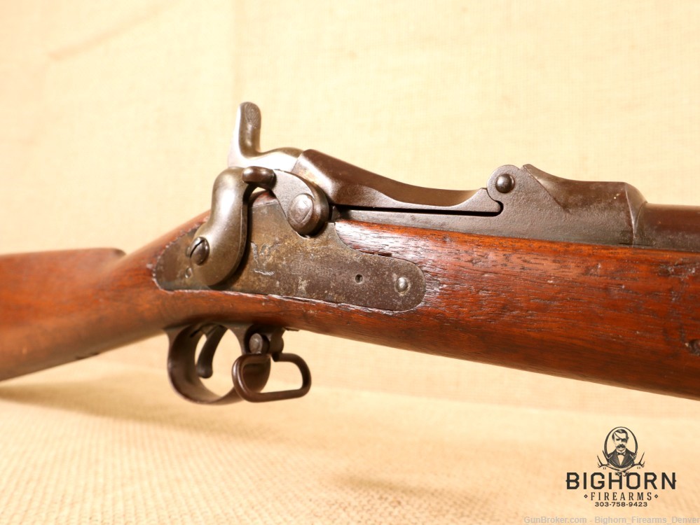 U.S. Springfield Model 1888 Trapdoor Rifle .45-70 1892 Mfg with Rod Bayonet-img-43