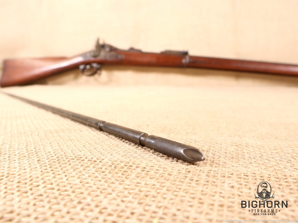 U.S. Springfield Model 1888 Trapdoor Rifle .45-70 1892 Mfg with Rod Bayonet-img-62