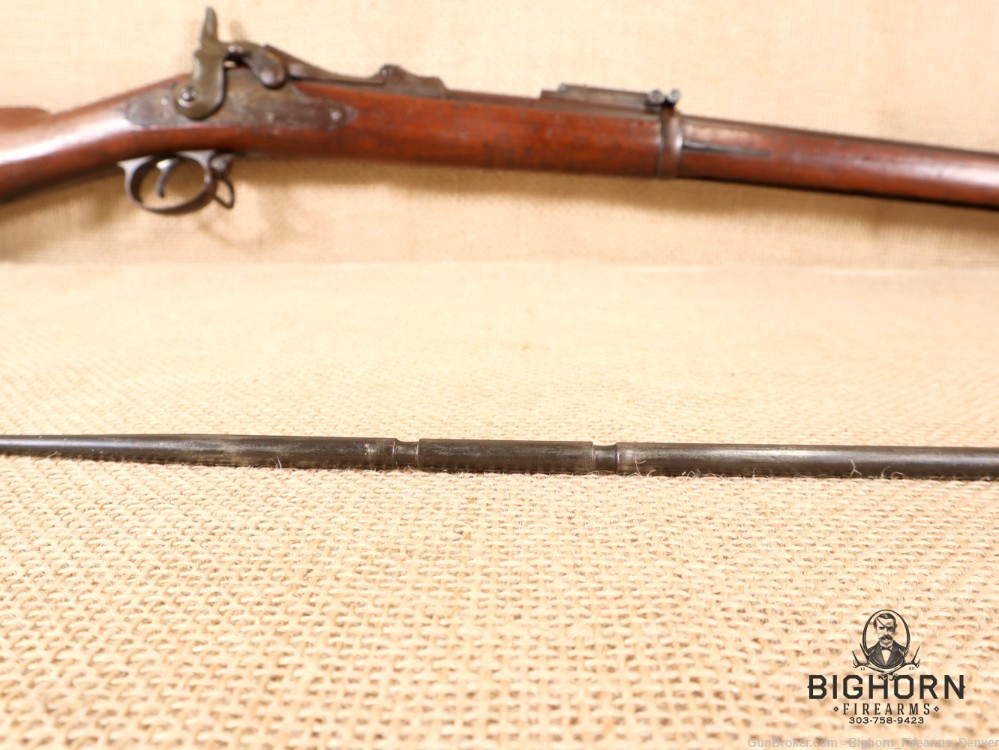 U.S. Springfield Model 1888 Trapdoor Rifle .45-70 1892 Mfg with Rod Bayonet-img-61