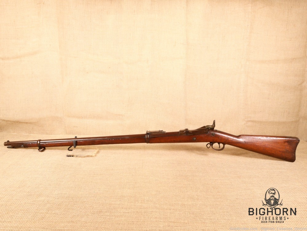 U.S. Springfield Model 1888 Trapdoor Rifle .45-70 1892 Mfg with Rod Bayonet-img-8