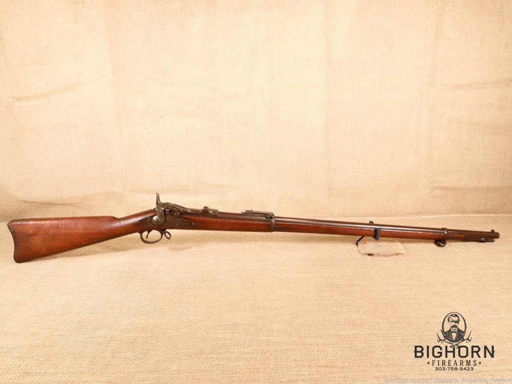 U.S. Springfield Model 1888 Trapdoor Rifle .45-70 1892 Mfg with Rod Bayonet-img-1