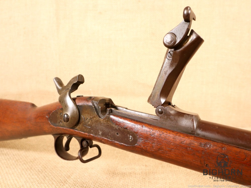 U.S. Springfield Model 1888 Trapdoor Rifle .45-70 1892 Mfg with Rod Bayonet-img-52