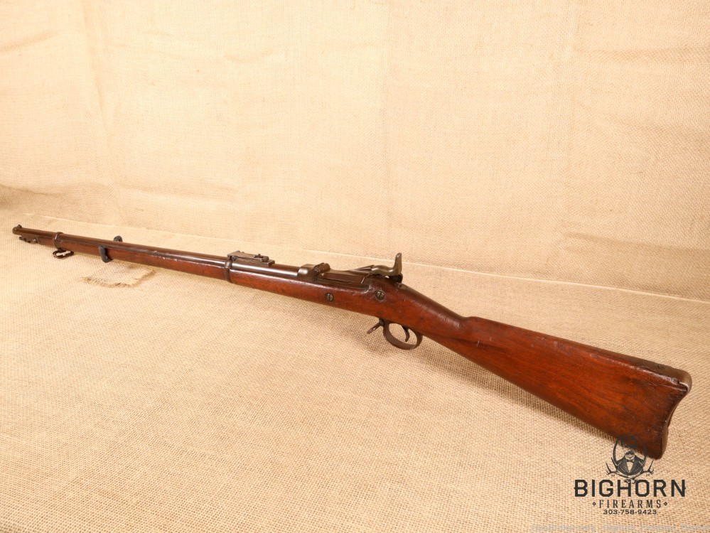 U.S. Springfield Model 1888 Trapdoor Rifle .45-70 1892 Mfg with Rod Bayonet-img-7