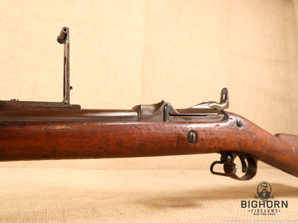 U.S. Springfield Model 1888 Trapdoor Rifle .45-70 1892 Mfg with Rod Bayonet-img-30
