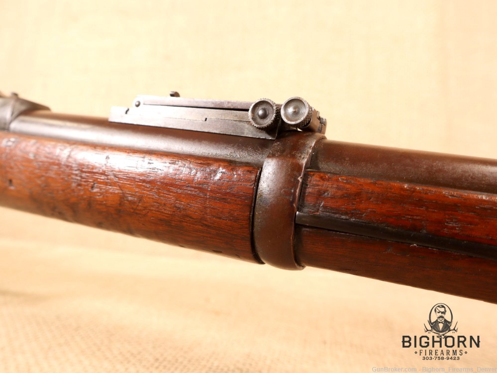 U.S. Springfield Model 1888 Trapdoor Rifle .45-70 1892 Mfg with Rod Bayonet-img-45