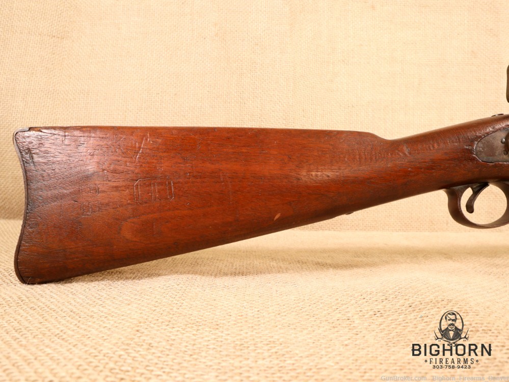 U.S. Springfield Model 1888 Trapdoor Rifle .45-70 1892 Mfg with Rod Bayonet-img-2