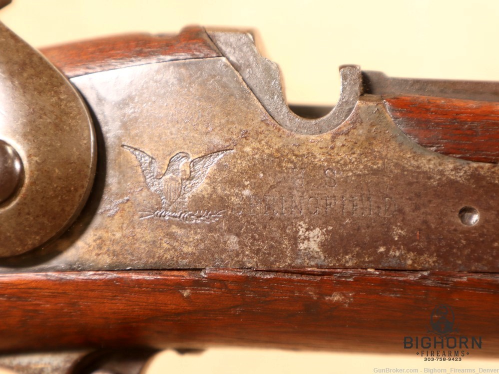 U.S. Springfield Model 1888 Trapdoor Rifle .45-70 1892 Mfg with Rod Bayonet-img-53