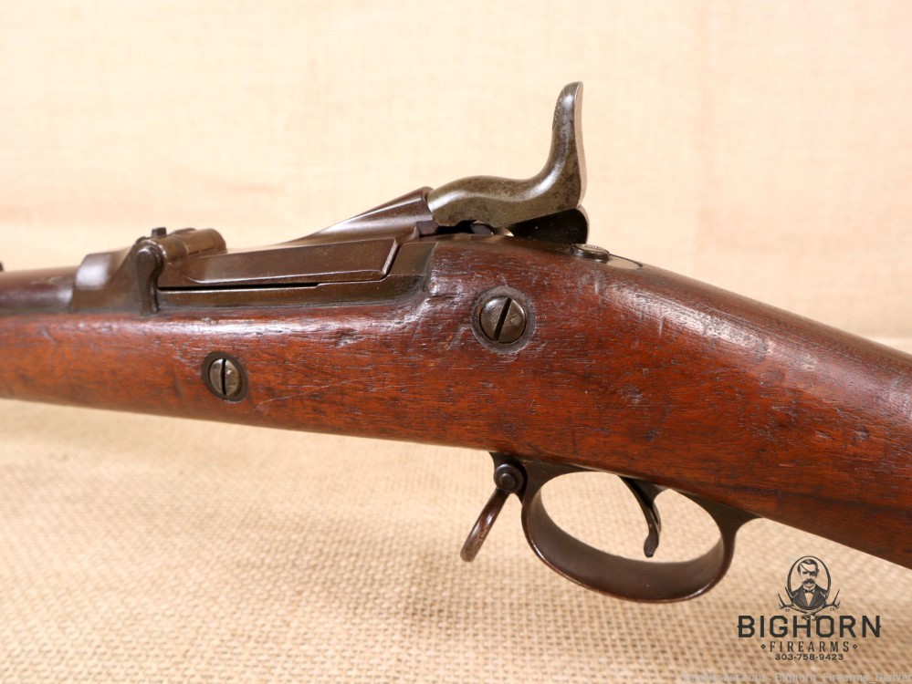 U.S. Springfield Model 1888 Trapdoor Rifle .45-70 1892 Mfg with Rod Bayonet-img-35