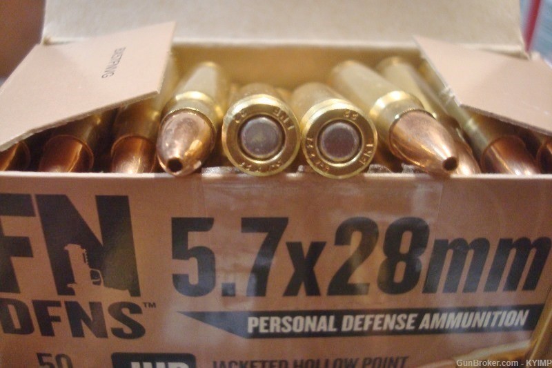 500 FN 5.7x28 JHP 30 grain SS200 New Ammo 5.7 FN PS90 NEW Ammunition-img-2