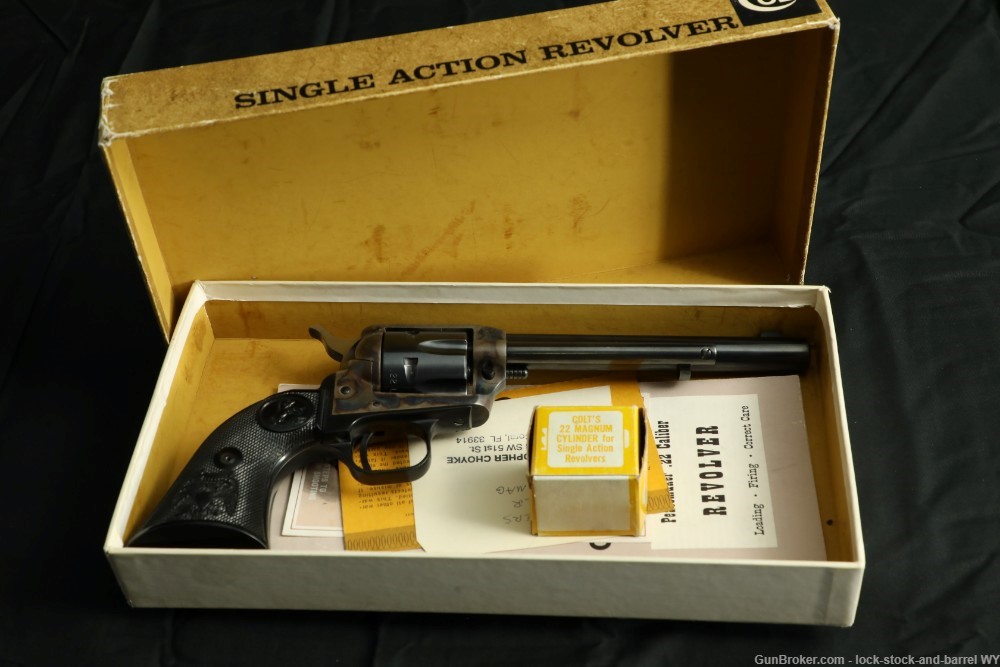 1971 Gen 2 Colt Peacemaker 5.75” .22LR/Mag Single Action Revolver, C&R-img-38