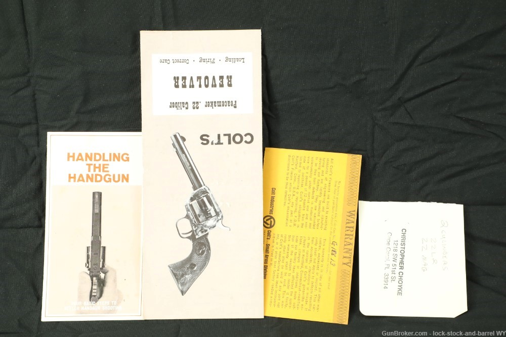 1971 Gen 2 Colt Peacemaker 5.75” .22LR/Mag Single Action Revolver, C&R-img-29