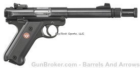 Ruger 40176 Mark IV Semi-Auto Pistol, 22 LR, 5.5" Bbl, Target, Threaded-img-0