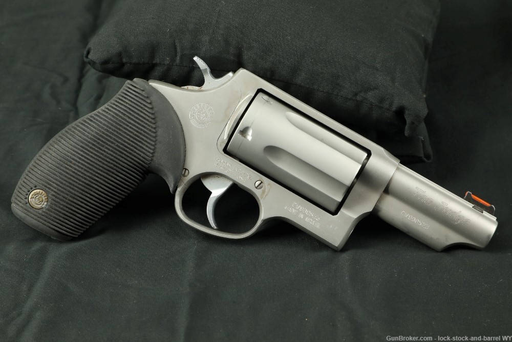 Taurus The Judge 45 Colt/410g 2.5" Shell DA/SA Stainless Revolver 3” 5-Shot-img-3