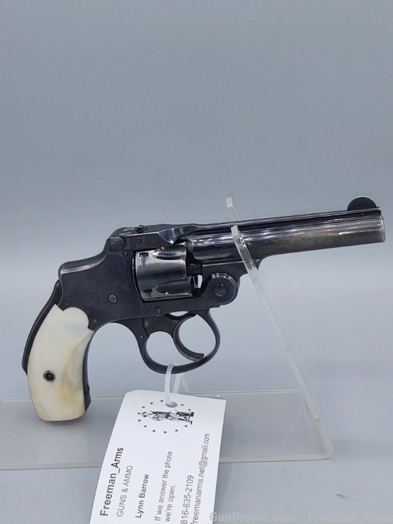 Smith & Wesson Safety Hammerless Model 2-32 S&W-Period Ivory Stocks-excelle-img-4