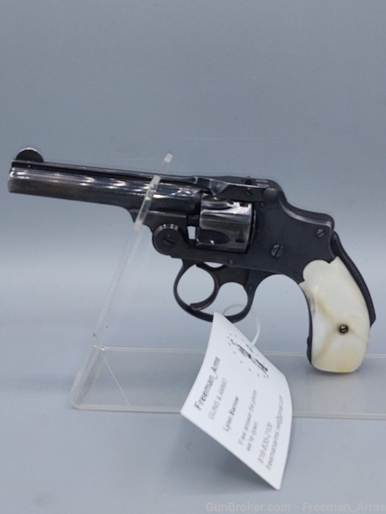 Smith & Wesson Safety Hammerless Model 2-32 S&W-Period Ivory Stocks-excelle-img-1