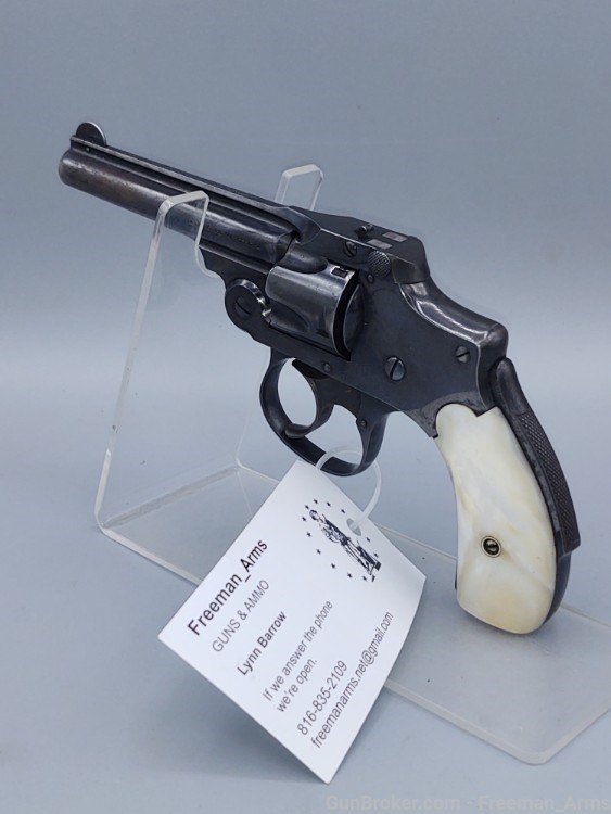 Smith & Wesson Safety Hammerless Model 2-32 S&W-Period Ivory Stocks-excelle-img-2