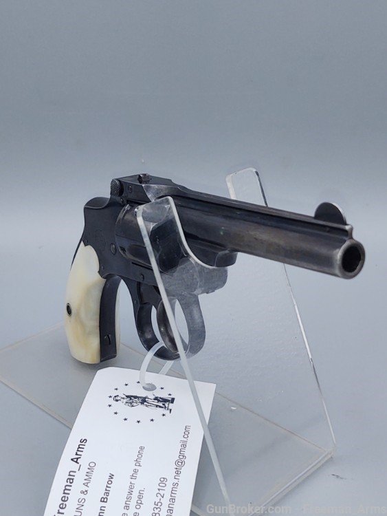 Smith & Wesson Safety Hammerless Model 2-32 S&W-Period Ivory Stocks-excelle-img-5