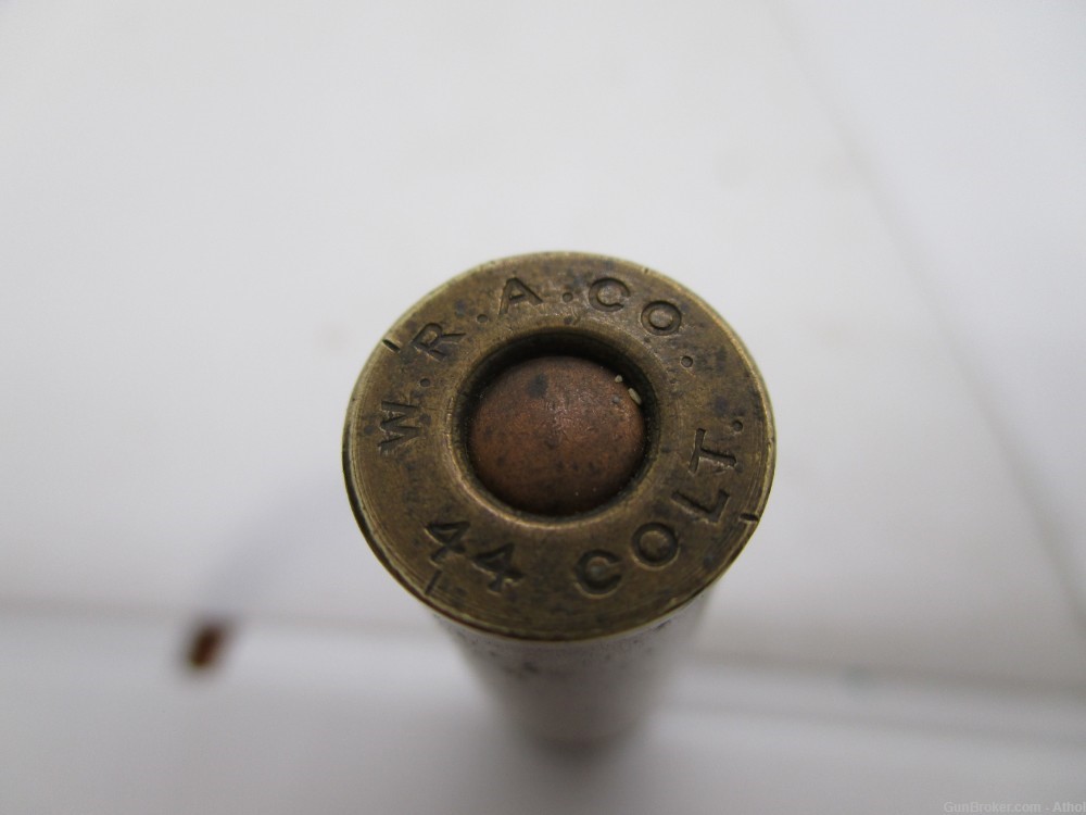 6 count old WRA Co. 44 Colt revolver cartridges-img-11