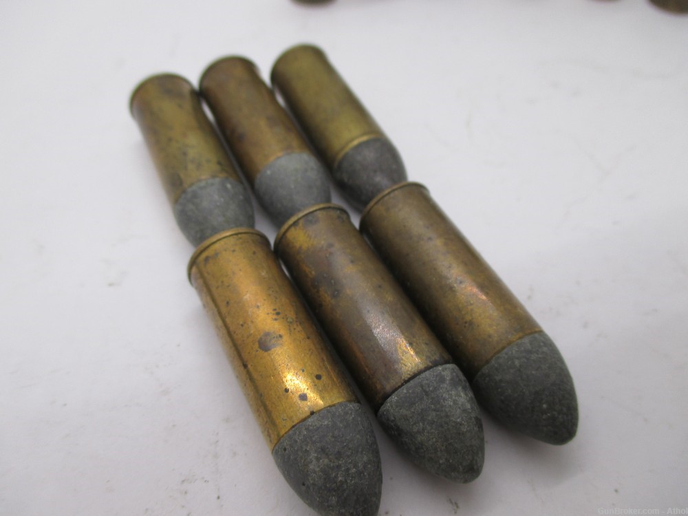 6 count old WRA Co. 44 Colt revolver cartridges-img-4