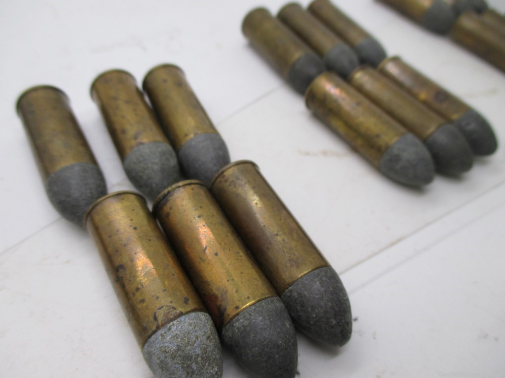 6 count old WRA Co. 44 Colt revolver cartridges-img-6