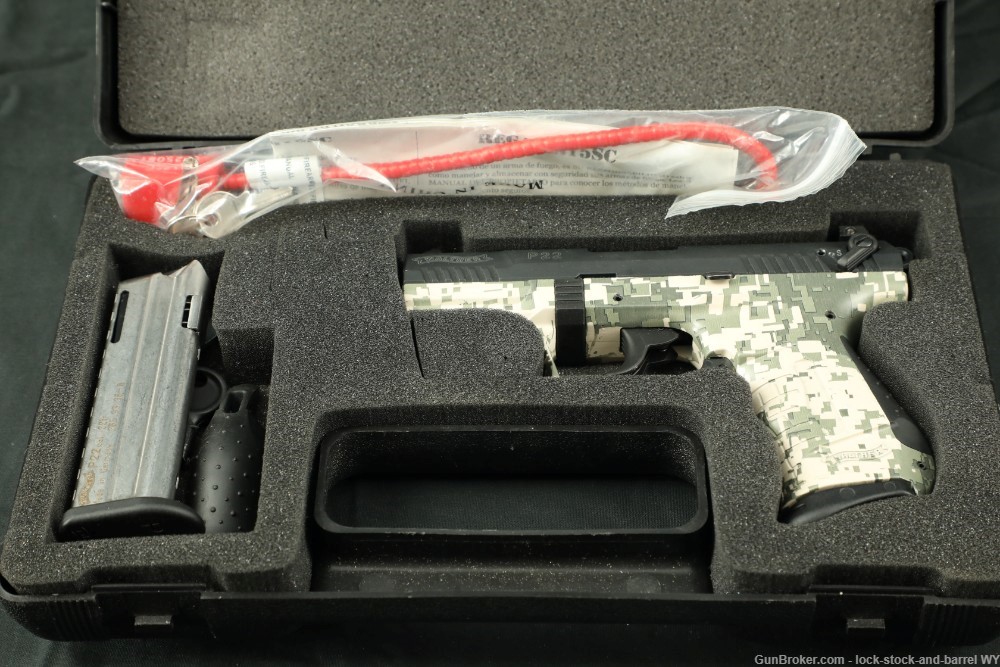 Walther Arms P22 .22lr 3.25” Digital Camo Semi-Auto Pistol, & Extra Mag-img-39