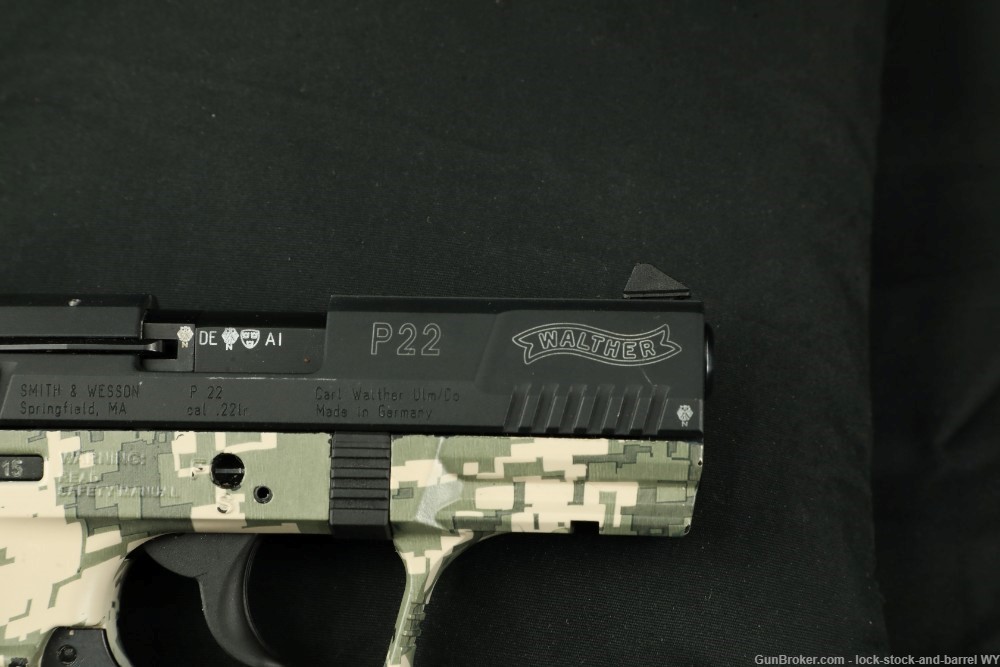 Walther Arms P22 .22lr 3.25” Digital Camo Semi-Auto Pistol, & Extra Mag-img-19