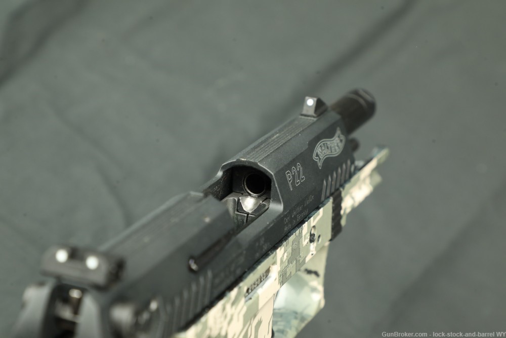 Walther Arms P22 .22lr 3.25” Digital Camo Semi-Auto Pistol, & Extra Mag-img-13