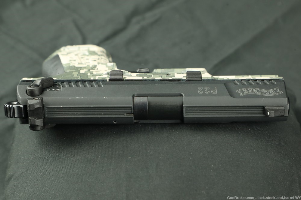 Walther Arms P22 .22lr 3.25” Digital Camo Semi-Auto Pistol, & Extra Mag-img-9