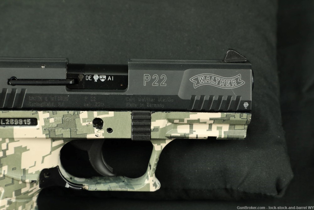 Walther Arms P22 .22lr 3.25” Digital Camo Semi-Auto Pistol, & Extra Mag-img-22