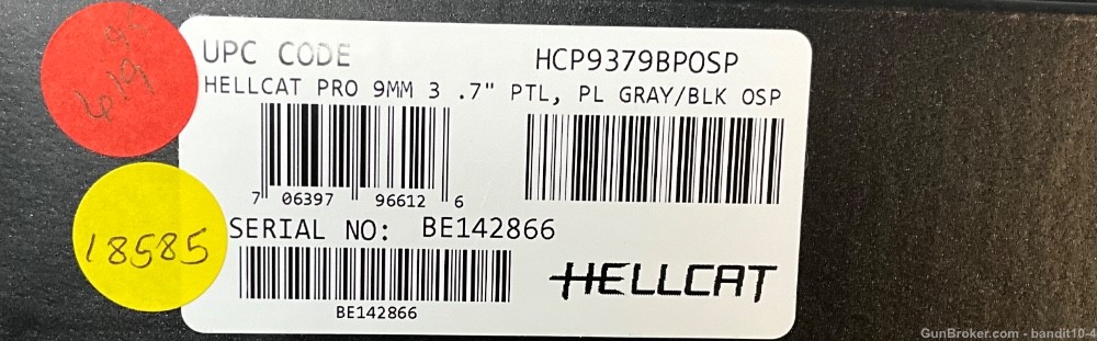 Springfield Hellcat Pro - HCP9379BPOSP - 9MM - 3” - 15RD & 17RD - 18585-img-6