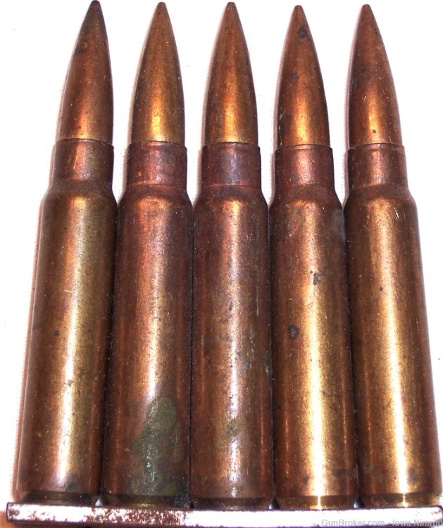 II FMMAPB II 1947 7.65 x 54 Argentine Mauser 10 Rounds On Stripper Clips-img-1