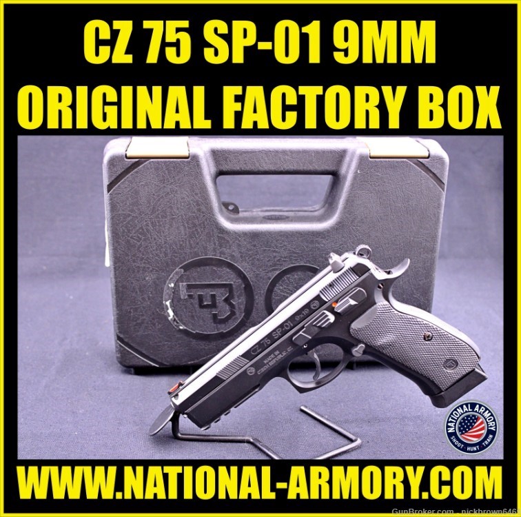 CA 75 SP-01 9MM 4.6" BBL (2) 19 RD MAGS ORIGINAL FACTORY BOX-img-0