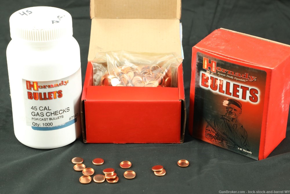 Approximately 2,400x Hornady 45 Cal. Gas Checks -img-1